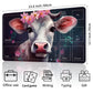 Playmat for MTG Magic Size 24x14 Inch Game Mats Tabletop Magic Play Mats enhanced Smooth Rubber Surface  Mousepad Compatible Qindaiwen for MTG RPG CCG Trading Card Game Play mats  Cow of Flower