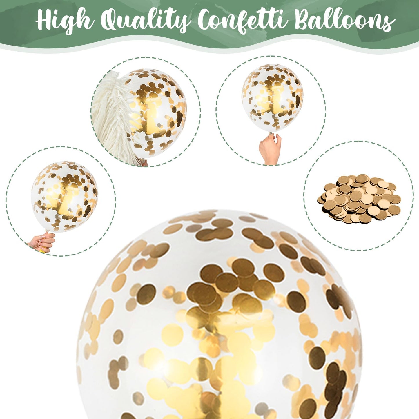 Retro Green Pink Balloons, 35Pcs Sage Green Dusty Pink Metallic Gold Latex Balloons Set, Olive Green Pink White Gold Confetti Ba