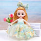 Sufeasdf 3 Pcs 6 Inch Princess Girl Mini Dolls, Small Princess Dolls, Little Girl Miniature Dolls for 3+ Year Old Girls