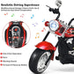 OLAKIDS Kids Electric Motorcycle, 6V Battery Powered Ride on Chopper Motorcycle with Horn, Headlights, 3 Training Wheels Electri