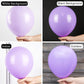 Partywoo Pastel Purple Balloons, 127 Pcs Pale Lavender Balloons Different Sizes Pack Of 36 Inch 18 Inch 12 Inch 10 Inch 5 Inch Lilac Balloons For Balloon Garland Arch As Party Decorations, Purple-Q10