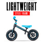 Madd Gear Balance Bike For Toddlers - 18 Month To 4 Years - No Pedal Lightweight Training Bicycles - Adjustable Seat And Maintenance Free 10 Inch Airless Tires - Great Birthday Gift (Black/Blue)