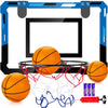 Loiley Basketball Mini Hoop Indoor Boys Gifts For Kids Adults, Door Room Basketball Mini Hoop With Balls, Basketball Accessories