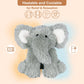SuzziPals Heatable & Coolable Elephant Plush Toy, Lavender Scented, Grey, Stress Relief Microwavable Heating Pad