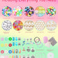 LovelyMoon Bracelet Making Kit 3400 Pcs Beads for Charm Friendship Jewelry Making Supplies Unicorn Mermaid Art Crafts Birthday C