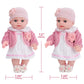 Dotvosy 12'' Girl Baby Dolls Playset Adoption Baby Doll With Clothes Accessories Include Outfits,Pacifier,Disposable Diaper,Blan
