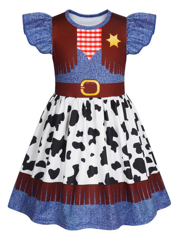 Eledobby Girls Princess Costume Toddler Halloween Dress Up Christmas Birthday Gift Party Clothes