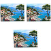 Hasthip Diy Digital Painting By Numbers Kit Unframed Mediterranean Style On Canvas For Drawing Learning As Described Multicolour