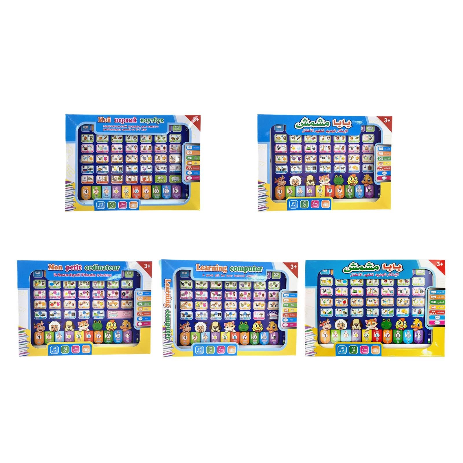 Zoomella Learning Machine Tablet Toys Early Education Toy Study Game For Kids Gift Russian And English