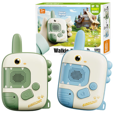 Kids Walkie Talkies Toys For Boys:Dinosaur Toys 2 Pack Birthday Gifts For 3 4 5-7 8 Year Old Boys Toys For 4 5 6 7 8-10 Year Old
