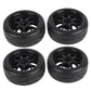 Bqlzr Y Shape Wheel Rim&Tires Replacement For Hsp 1:10 On-Road Rc Flat Racing Car 20106 Pack Of 4