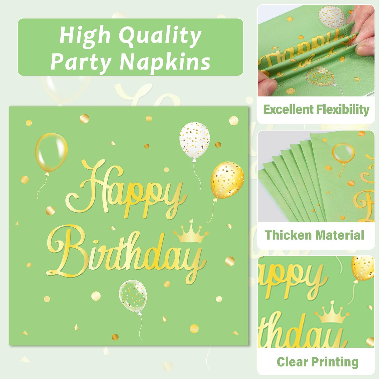 Qyeahkj 100 Pcs 21St Birthday Plates And Napkins Party Supplies Sage Green 21St Birthday Decor Happy 21St Years Old Olive Green