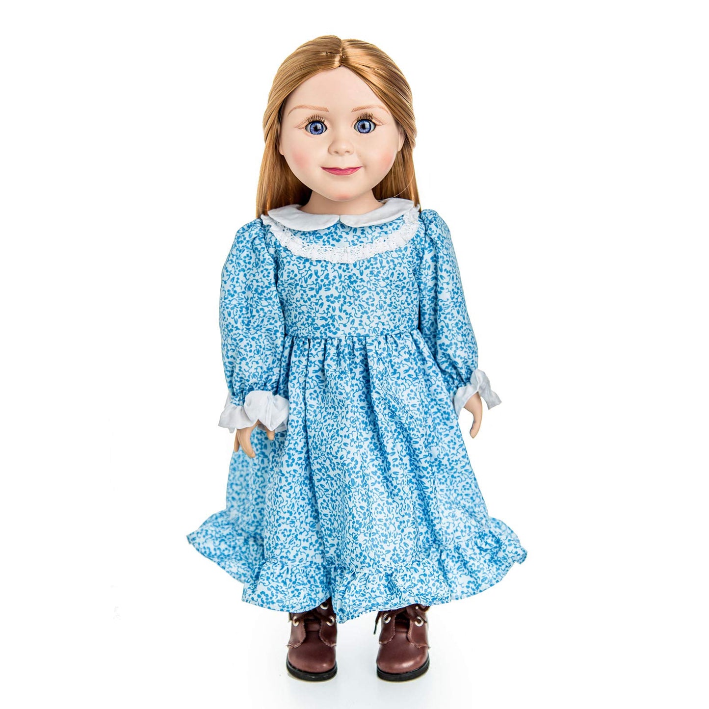 The Queen'S Treasures Officially Licensed Little House On The Prairie Mary Ingalls 18 Inch Doll, Comes With A Lunch Pail,Food And Chalk Board. Compatible With American Girl
