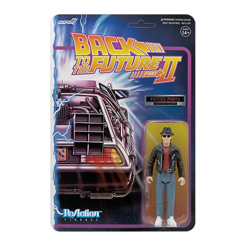 Super7 Back To The Future Part Ii: Fifties Marty Mcfly Reaction Figure, Multicolor
