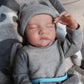 Fockof Realistic Reborn Baby Dolls Reborn Baby Boy-17-Inch Lifelike Newborn Baby Dolls Vinyl Full Body Realistic Baby Doll Real Baby Doll Gift For Kids Age 3 + (Blue)