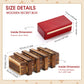 Hydren 2 Pcs Puzzle Boxes Christmas Wooden Secret Box With Secret Compartment 3D Brainteaser Box Secret Lock Box Wood Brain Teas