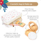 Umu Stylish Wooden Beauty Set Little Woman For Girls - Makeup Playset 17 Piece Kit With Makeup, Brush, Mirror And Cosmetics Case
