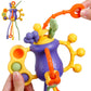 Baby Toys 6 To 12 Months Airplane Travel Essentials| Car Seat Toy-Baby Teether Mittens With Rattle Toys For 1 Year Old Boy Girl Easter Basket Stuffers Toddler Sensory Toys For Kids With Autism