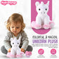 Kookamunga Kids 18 Inch Baby Doll Set - Realistic Baby Doll - Baby Dolls For 2 Year Old Girls & Boys And Up - Comes W/ Soft Baby Doll - Toy Baby Bottle - Diaper Bag - Blanket Pacifier & Unicorn Toy