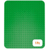 Strictly Briks Toy Building Block - Classic Big Briks Baseplate 15' X 10.5' Large Building Brick Baseplate For Ages 36 Months To 1188 Months, Single Green Flat Bottom Base Plate, 1 Pc