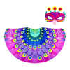 ECOMISTIQPeacock Costume Cape with Mask Role Play Cosplay for Toddler Child Boys Girl Purple|Clothing, Shoes & Accessories|Costu