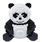 Ahzilei Animal Panda Mini Blocks Building Set, 7822 Pcs Cute 3D Puzzle Mini Building Bricks Toy Kits, Diy Educational Particle B