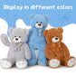 Tezituor Giant Teddy Bear Valentines Day, 4 Feet Soft Big Stuffed Animal Life Size 47 Inch Plush Bear Toy Valentine'S Christmas Birthday Gift For Girlfriend Kids,Blue