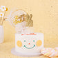 PHD CAKE Gold Number Birthday Candles - 2.76 Inch Large, Half Size Wax Cake Decoration for Party Celebration