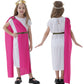 Togrop Greek Toga Costume For Kids Girls Ancient Greece Mythos Philosopher Rome Nobility Cosplay 8-12 Years