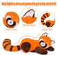 Kophinye Red Panda Weighted Stuffed Animal, 17'' 2.4Lbs Red Panda Plush Weighted Plush For Kids, Weighted Red Panda Huggable Pil