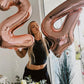 Rose Gold Number 4 Balloon 40 Inch, 4 Balloon Number, 4Th Birthday Decorations, Rose Gold Party Supplies For Boys Girls