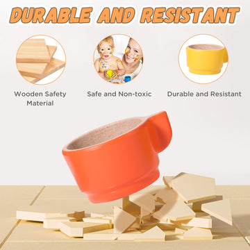 GAGAKU Wooden Play Food Sets for Kids Kitchen,Montessori Wooden Play Food Toys Play Plates and Dishes for Kids Wooden Play Kitch