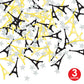 Beistle , 6 Packages Eiffel Tower Confetti, 0.5 Ounces in Package, Total of 3 Ounces Confetti