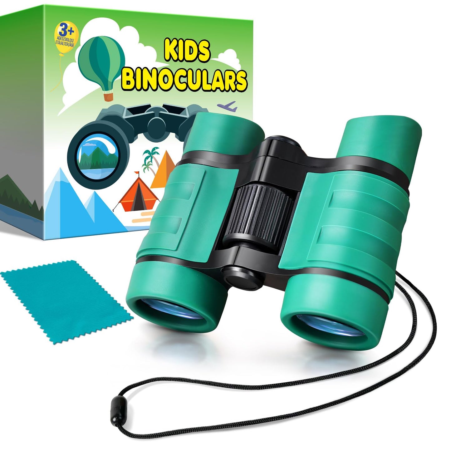 Yopinsand Binocular For Kids, Kids Binoculars For Ages 3-12 Boys Girls, Outdoor Gifts Toys For Kids- Perfect For Bird Watching,
