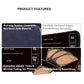Biouai Stitched Mtg Playmats For Magic The Gathering - Play Mat With Tube Case For Mtg Card Game Playing (Black Zones)