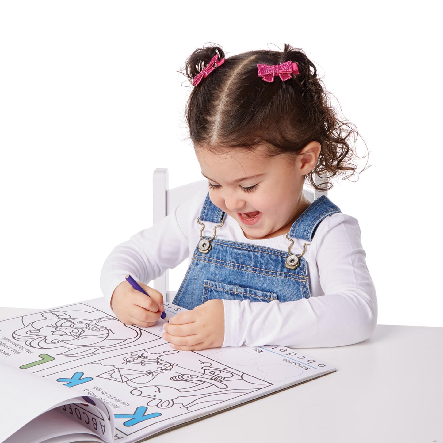 Melissa & Doug Alphabet Activity Sticker Pad - 250+ Stickers, Multi-color, 14.05"x11.05"x0.2", FSC Certified, Model 8563