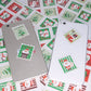 Merry Christmas Holiday Stamps Creative Sticker Assortment, 100 Stickers - Best Gift for Kids! Santa, Christmas Tree, Snowman an