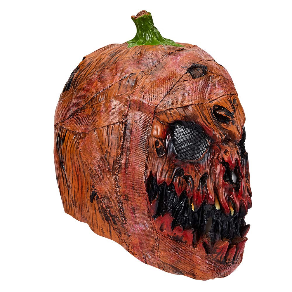 Bbrand Halloween Decoration Pumpkin Head Latex Masks