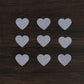 BATTIFE 7.1 Oz White Heart Shaped Confetti, 25000Pcs Tissue Paper, Table Confetti for Wedding Celebrations Party, 200 Gram