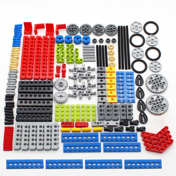Konhaovf 182Pcs Gear And Axle Set For Technic Parts Compatible With Major Brand Technic Parts, Diy Gears Assortment Pack(Liftarm