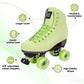 Sure-Grip Boardwalk Outdoor Skates - Suede, Key Lime, Mens 8 / Womens 9