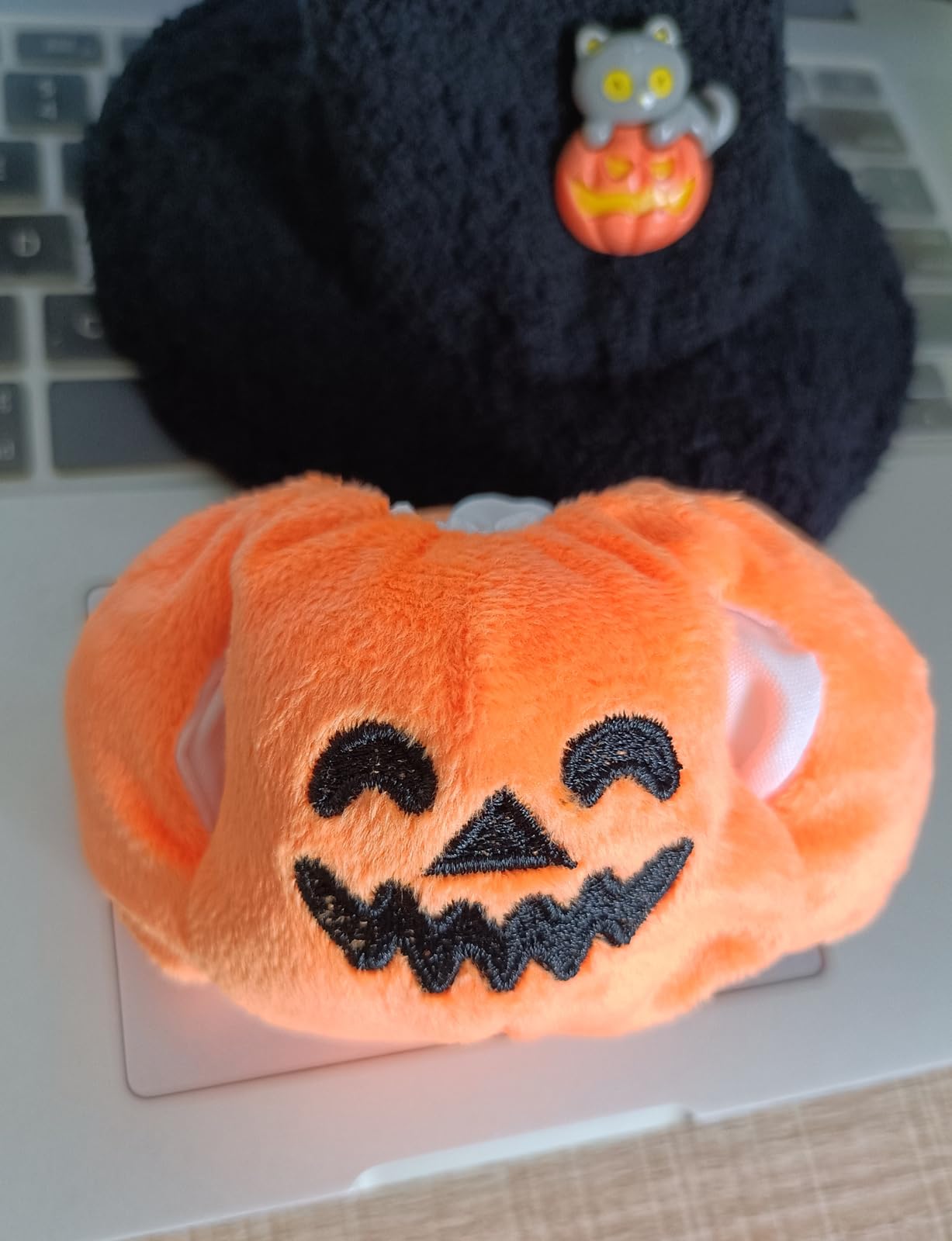 Doll Outfit Clothes Set for 17cm Dolls  enhanced Fashion Halloween Pumpkin Witch Hat for Dolls Accessories (NO Doll) (Halloween Pumpkin)