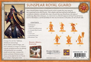 CMON A Song of Ice and Fire Tabletop Miniatures Game Sunspear Royal Guard Unit Box | Strategy Game for Teens and mature-themeds | Ages 14+ | 2+ Players | Average Playtime 45-60 Minutes  Multicolor (SIF704)
