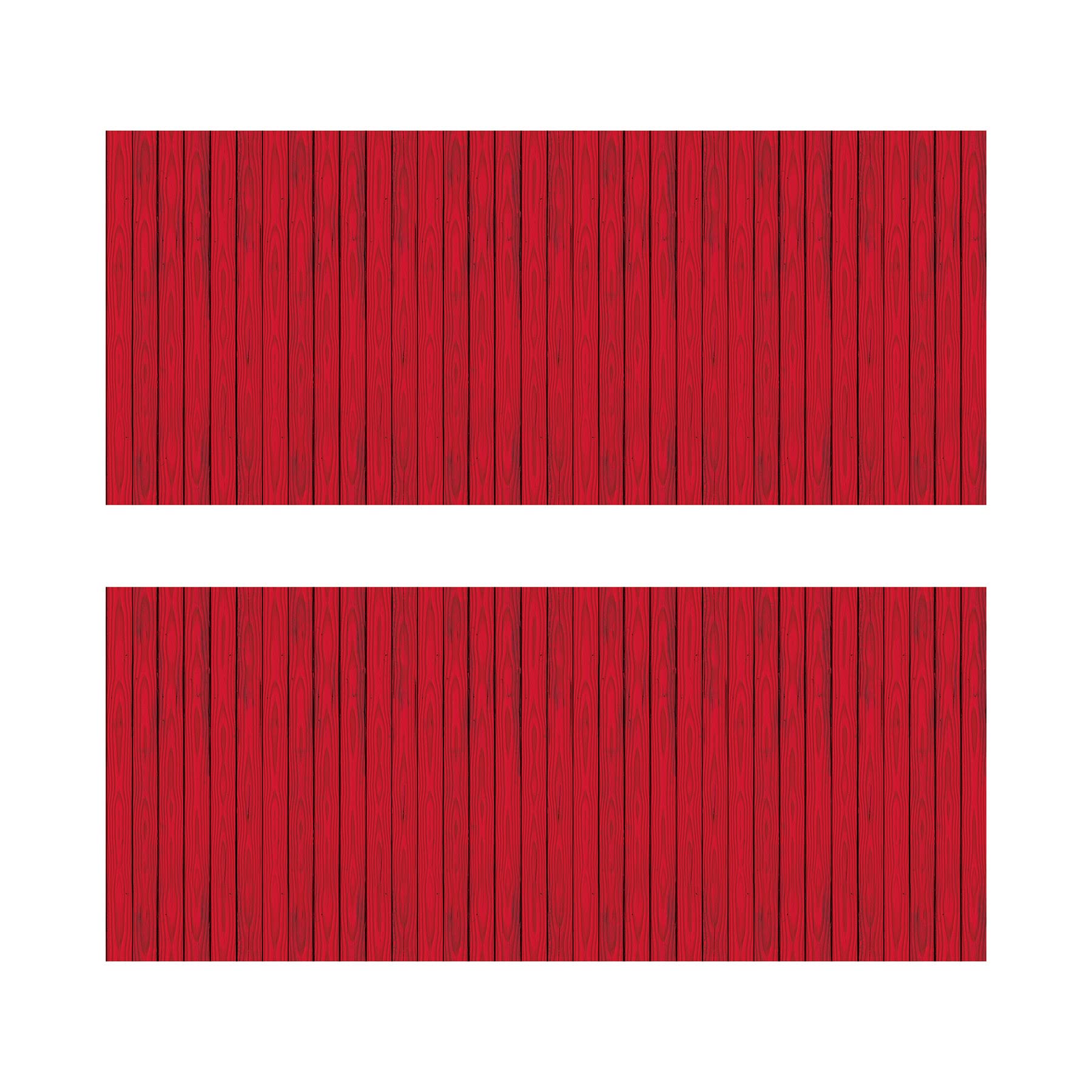 Red Barn Siding Backdrop Party Accessory Pack of 2