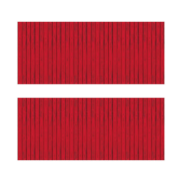 Red Barn Siding Backdrop Party Accessory Pack of 2