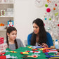 3FT DIY Felt Christmas Tree for Kids with 31pcs Detachable Ornaments,Wall Hanging Xmas Christmas Decorations with String Light (