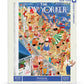 New York Puzzle Company - New Yorker Beachgoing - 1000 Piece Jigsaw Puzzle