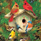 Springbok'S 1000 Piece Jigsaw Puzzle Feathered Retreat - Made In Usa