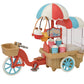 Calico Critters Popcorn Trike Playset with Figure & Accessories, Multicolor, Model CC2026, Fun Dollhouse Toy for Kids