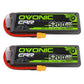 OVONIC Lipo Battery 2S 5200mAh Battery 7.4V 80C Battery with XT60 Plug Soft Case for 1/8 1/10 RC Vehicles Car Slash RC Buggy Tru